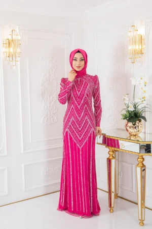 Afra Abiye - Fuşya