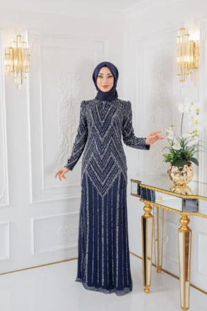Afra Abiye - Lacivert